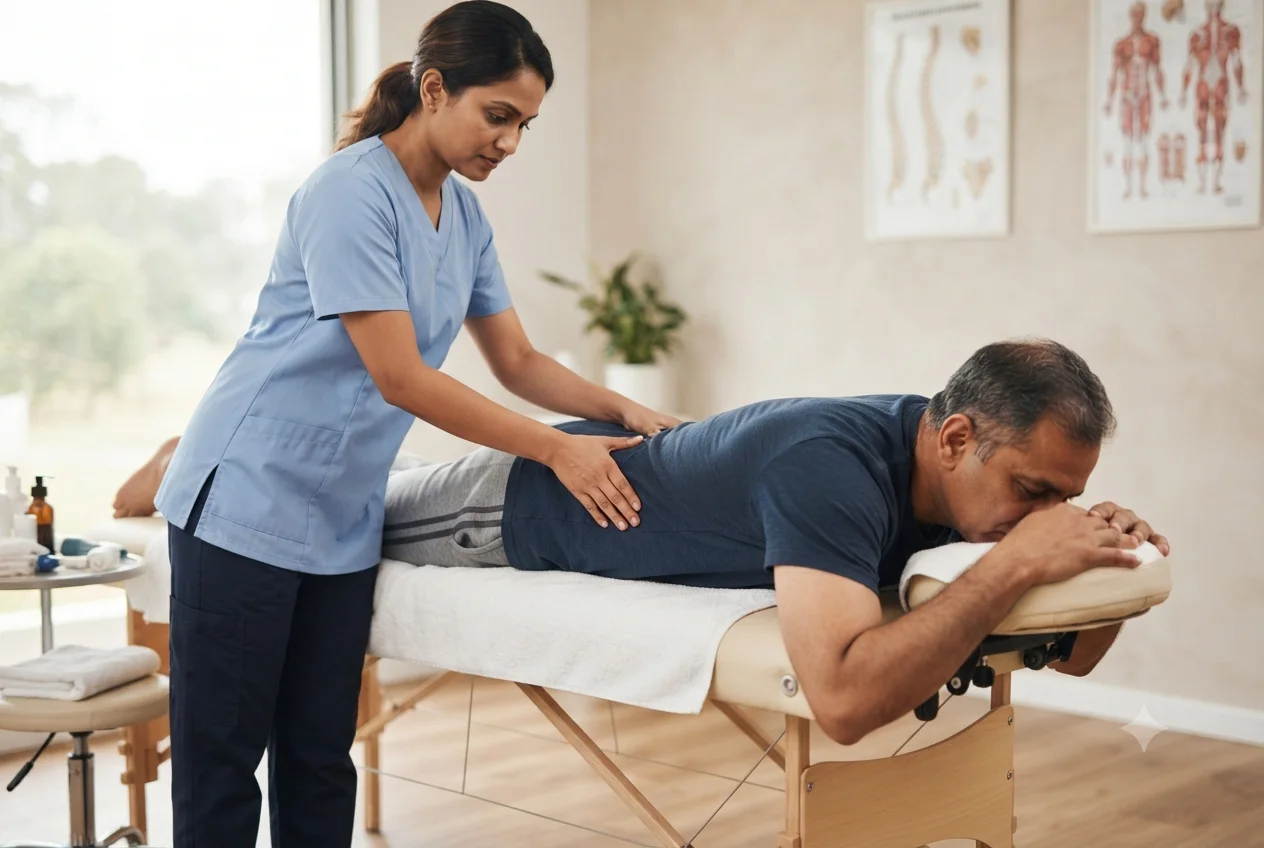 Back pain physiotherapy treatment in Gurgaon