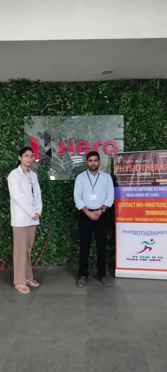 Calm n Cure Physiotherapy Center corporate tie-up with Hero MotoCorp