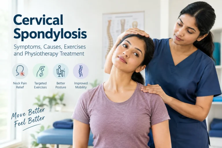 Cervical Spondylosis: Symptoms, Causes, Exercises and Physiotherapy Treatment
